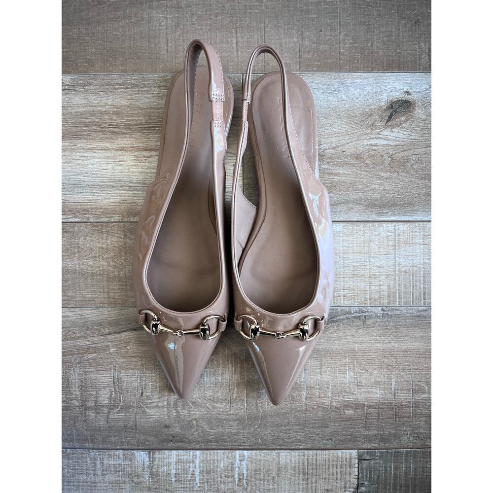 Billini Pointed Toe Chain Flat Size 6